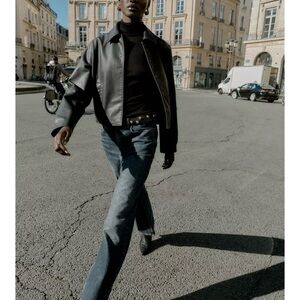 NWT ZARA FAUX LEATHER JACKET